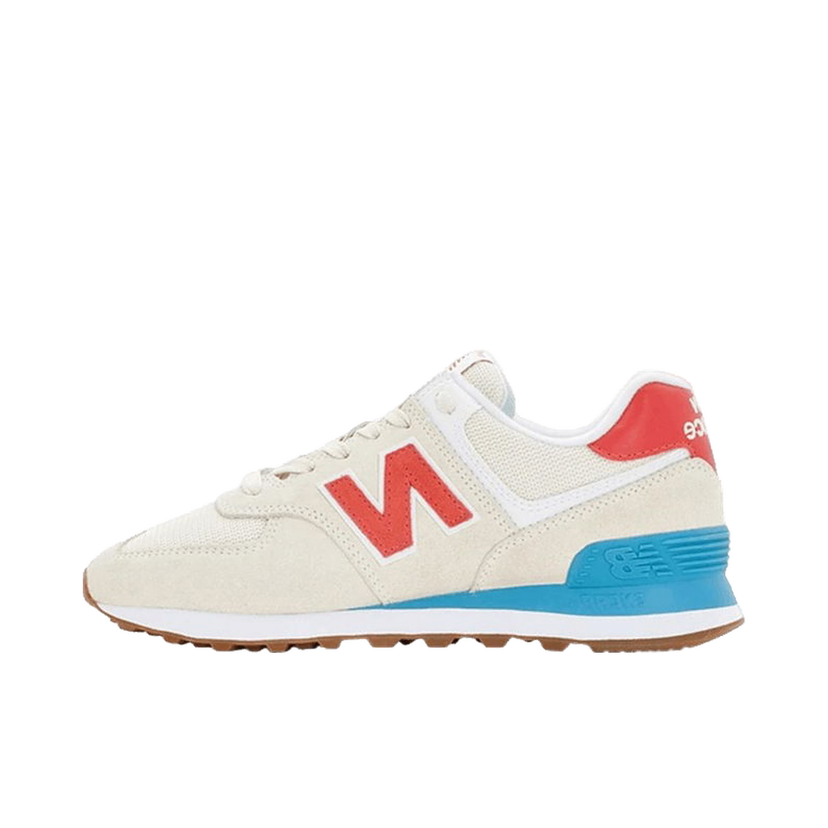 Tenisky a topánky New Balance 574 "Beige Red" W Červená | WL574FLA