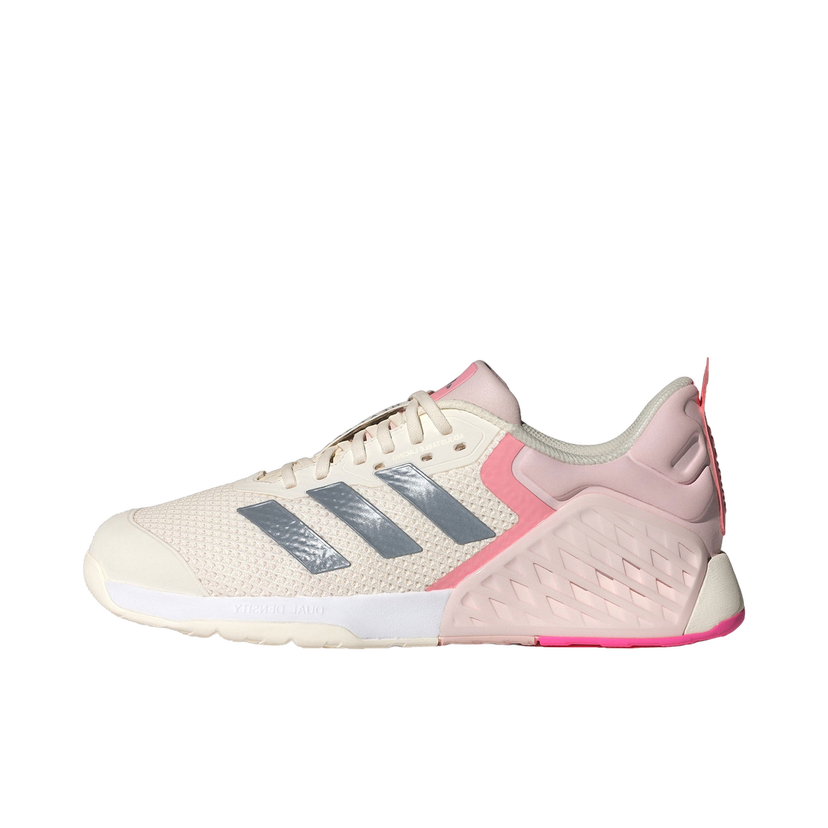 Tenisky a topánky adidas Performance Dropset 3 Chalk White Iron Metallic Semi Pink Spark W Ružová | ID8635