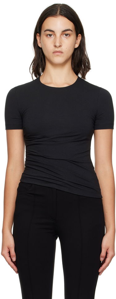 Tričko Helmut Lang Helmut Lang Women's Twisted T-Shirt Čierna | N06HW523, 0