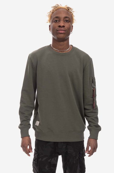 Sveter Alpha Industries Alpha Industries UN Forces Graphic Sweatshirt Zelené | 136300.142, 7