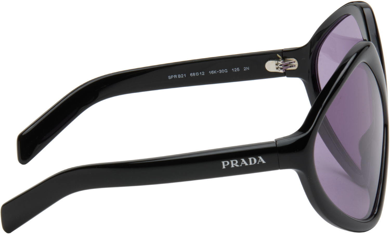 Slnečné okuliare Prada Prada Shield Sunglasses Čierna | 0PR B21S 16K30G68 8056262519738, 1