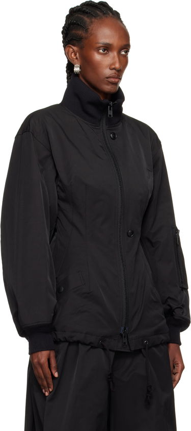 Bomber bunda Yohji Yamamoto YOHJI YAMAMOTO Twill Darts Bomber Jacket Čierna | FM-J52-600, 1