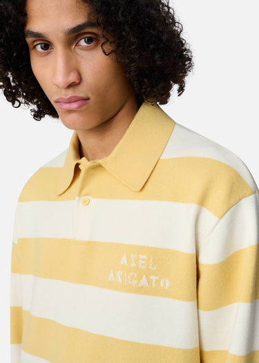 Sveter AXEL ARIGATO Frey Striped Long-sleeved Polo Sweater Rôznofarebný | A3315003, 7