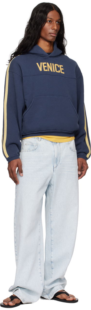 Mikina ERL ERL 'Venice' Football Hoodie Modrá | ERL10T026, 3