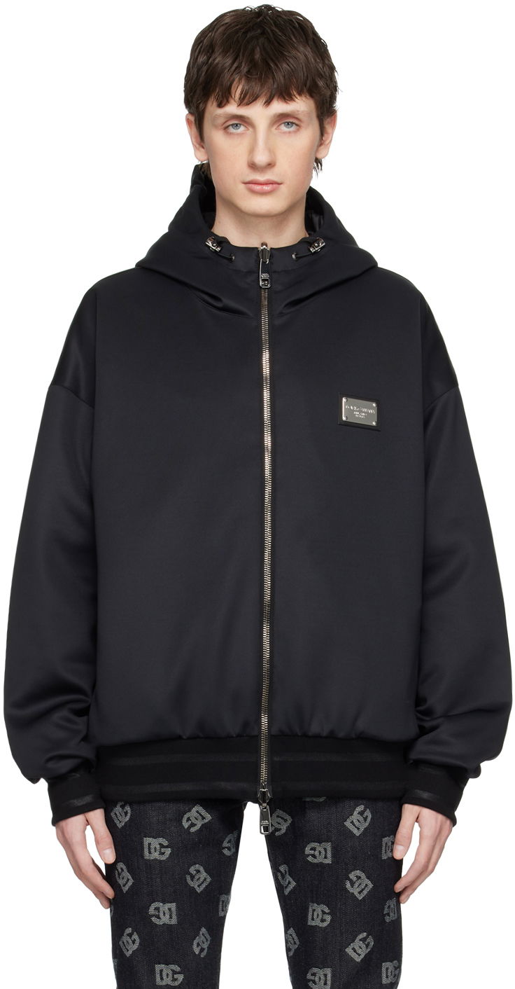 Bunda Dolce & Gabbana Black Reversible Jacket Čierna | G9ZT7TFUGK6, 0