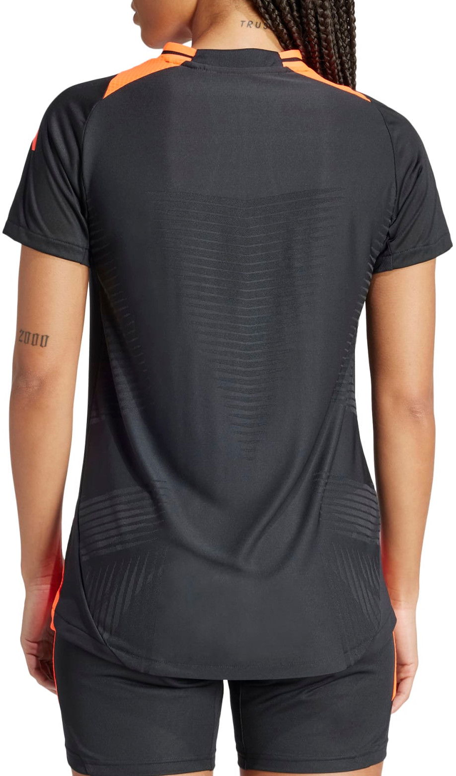 Women's Black Orange Training Jersey