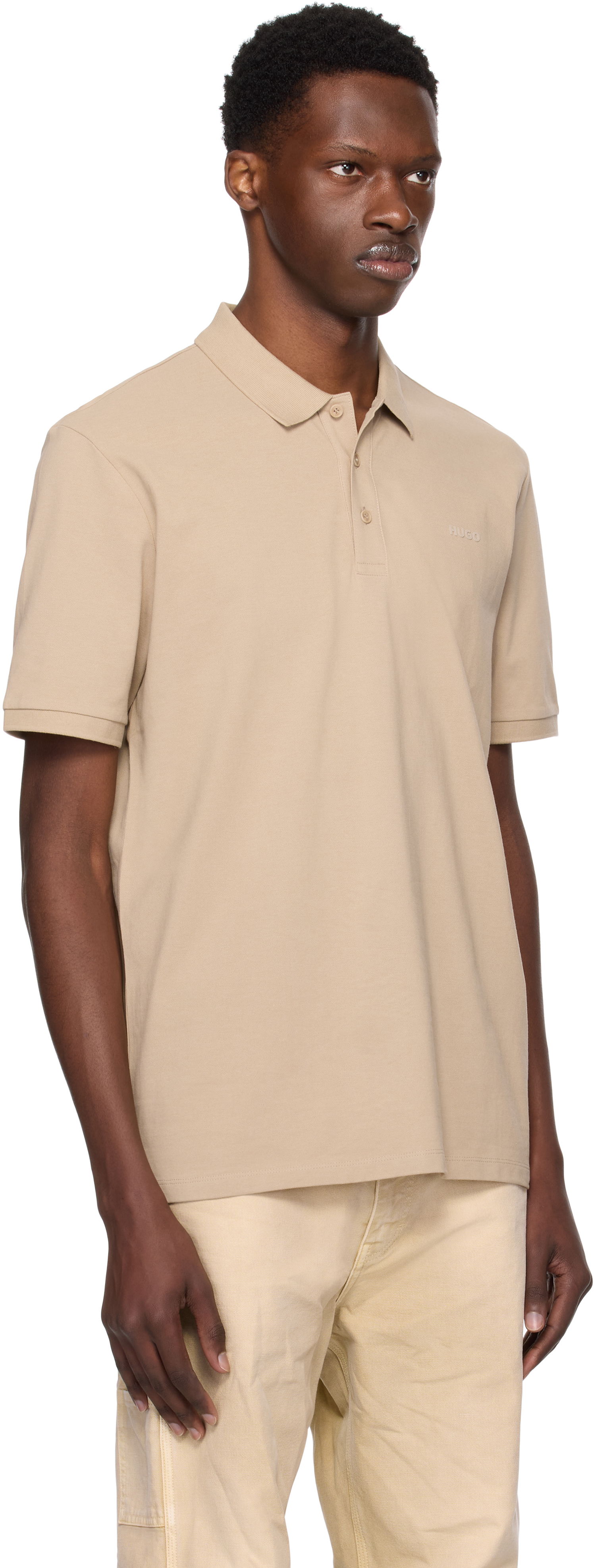 Polo tričko BOSS Cotton Polo Shirt Čierna | 50466182, 1