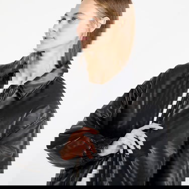 Bomber bunda CALVIN KLEIN Calvin Klein Jeans Faux Leather Insulated Jacket Čierna | LV047E507G UB1, 1