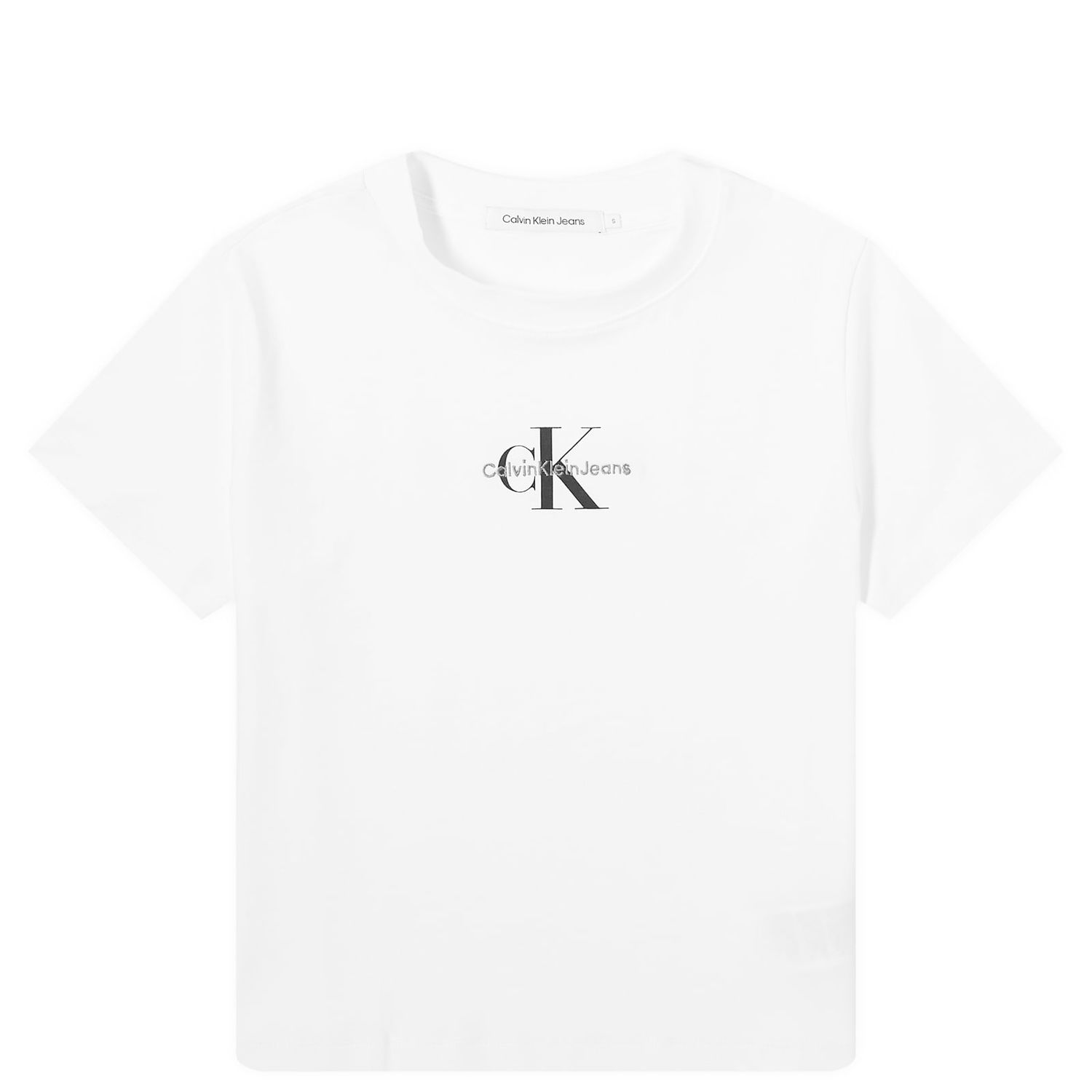 Tričko CALVIN KLEIN Monologo Baby Biela | J20J223113YAF, 0