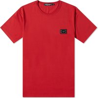 Tričko Dolce & Gabbana Plate Crew Neck T-Shirt Red Červená | G8PT1TG7F2I-R2254, 1