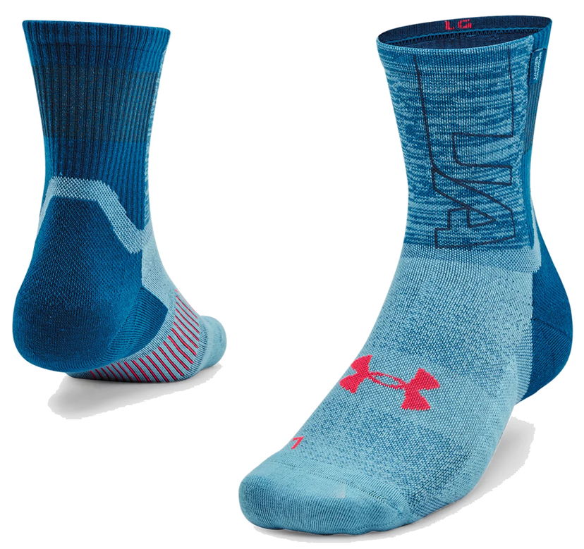 Ponožky Under Armour ArmourDry Run Crew Socks Modrá | 1361156-899