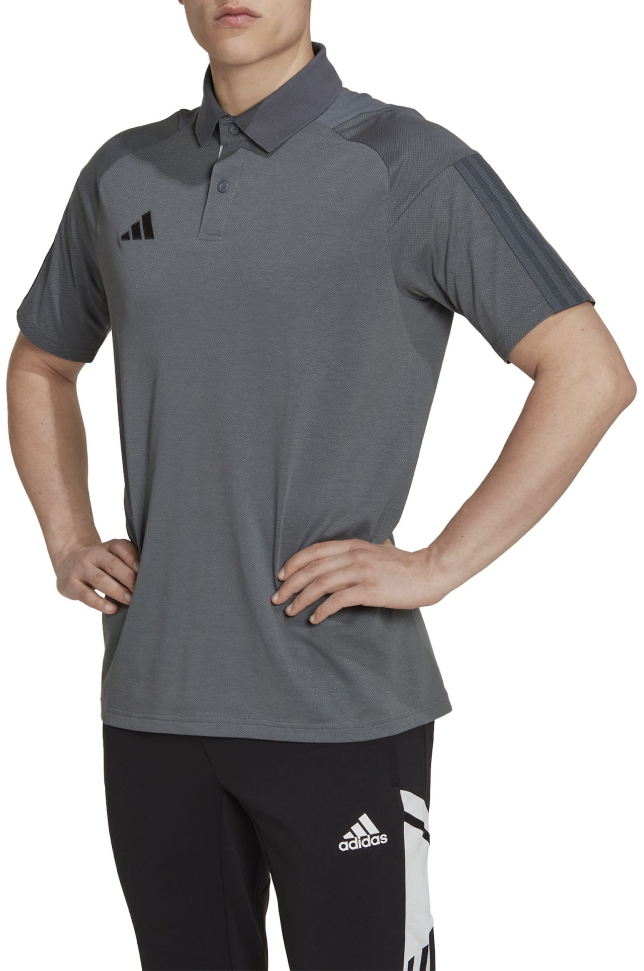 Polo tričko adidas Performance Tiro 23 Competition Polo Šedá | hu1344, 0