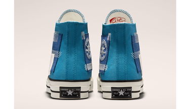 Tenisky a topánky Converse Chuck 70 High Patchwork Modrá | A00733C, 4