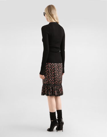 Tielko Dolce & Gabbana Viscose Tank Top Čierna | FXT53TJAIRZN0000, 2