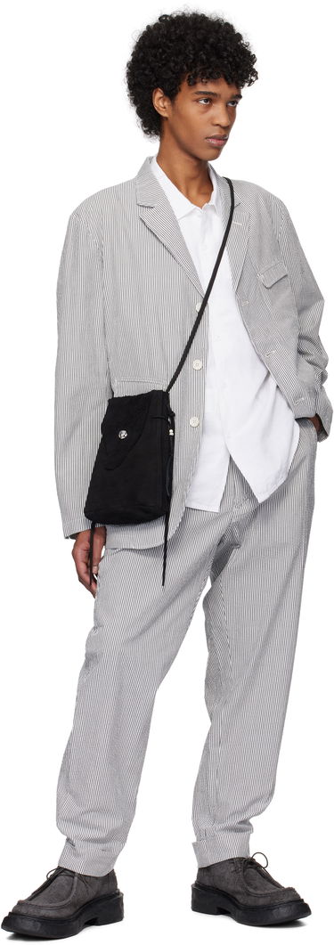 Bunda Engineered Garments Engineered Garments Andover Striped Blazer Šedá | 25S1D006, 3