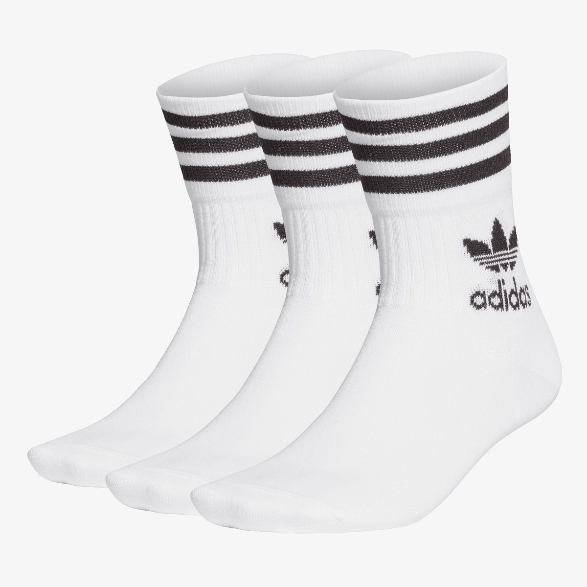 Mid Cut Crew Socks 3-Pack