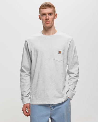 Tričko Carhartt WIP L/S Pocket T-Shirt Šedá | I030437-482.XX, 1