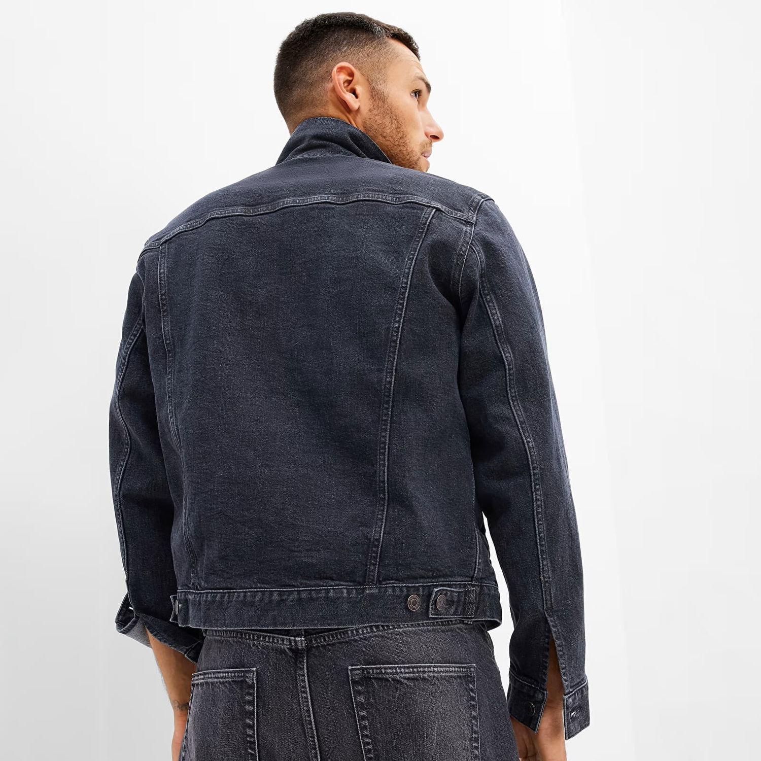 Bunda GAP Denim Jacket Black Wash Čierna | 413756-00, 1