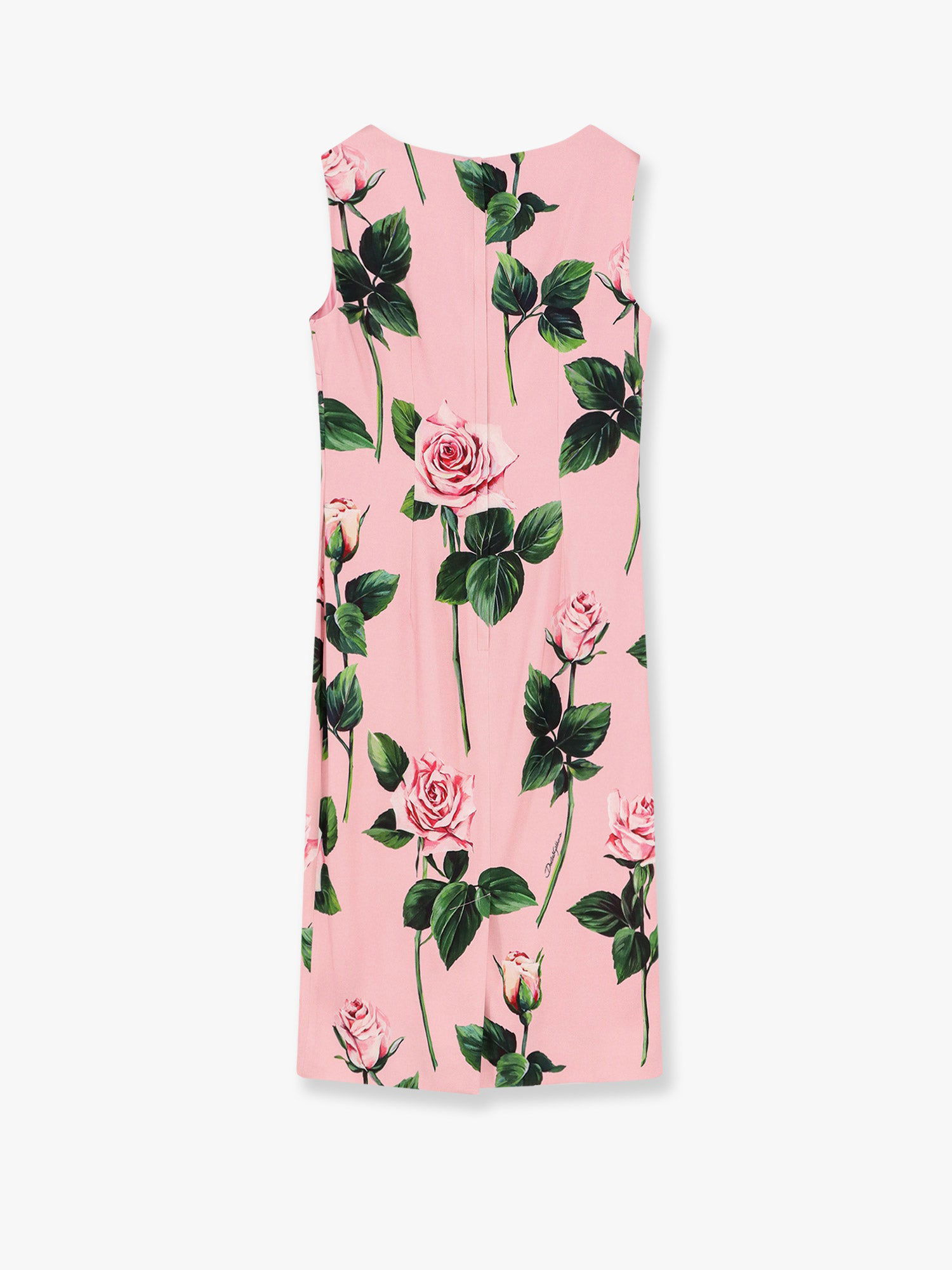 Šaty Dolce & Gabbana Dolce & Gabbana Rose-Print Sheath Dress Ružová | F6TKZTFSIBTHF5IZ, 1