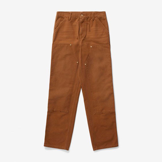 Nohavice a džínsy Carhartt WIP Double Hnedá | I031501.1NF3K, 0