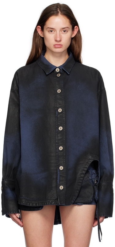 Košeľa The Attico Attico Diana Denim Shirt Modrá | SPEWCB68 C108, 0