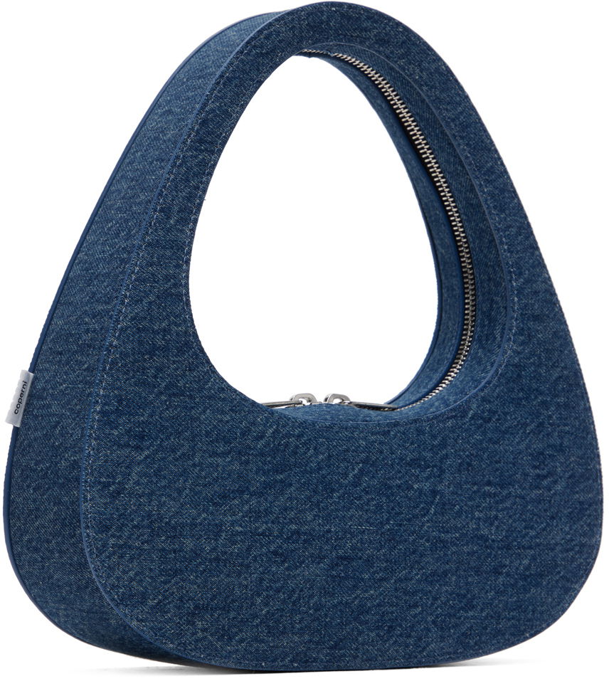 Kabelka Coperni Coperni Denim Baguette Swipe Bag Modrá | COPBA04252, 1