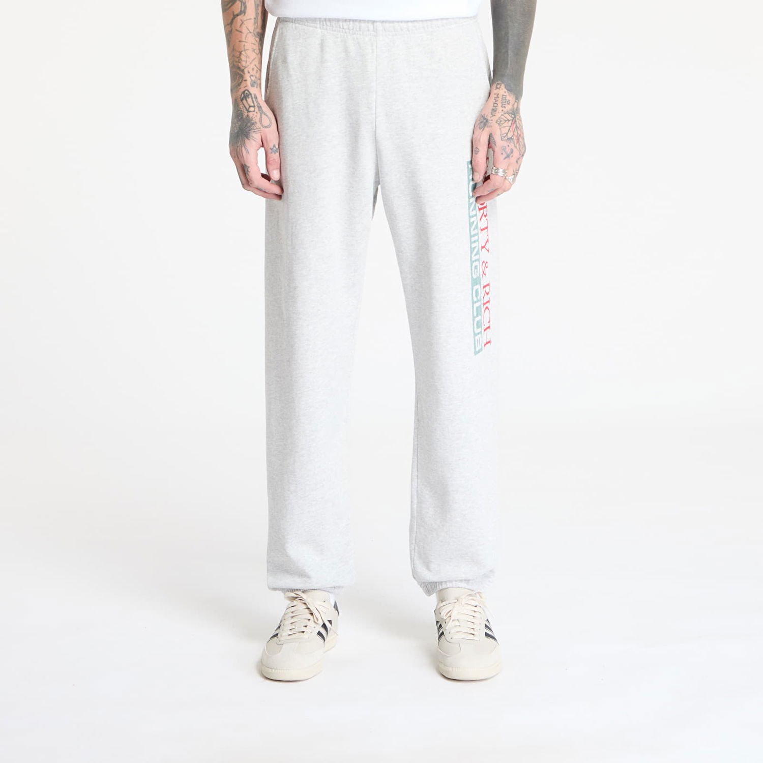 Tepláky Sporty & Rich Sporty & Rich Finish Line Sweatpants Šedá | PA036514167GY03, 0