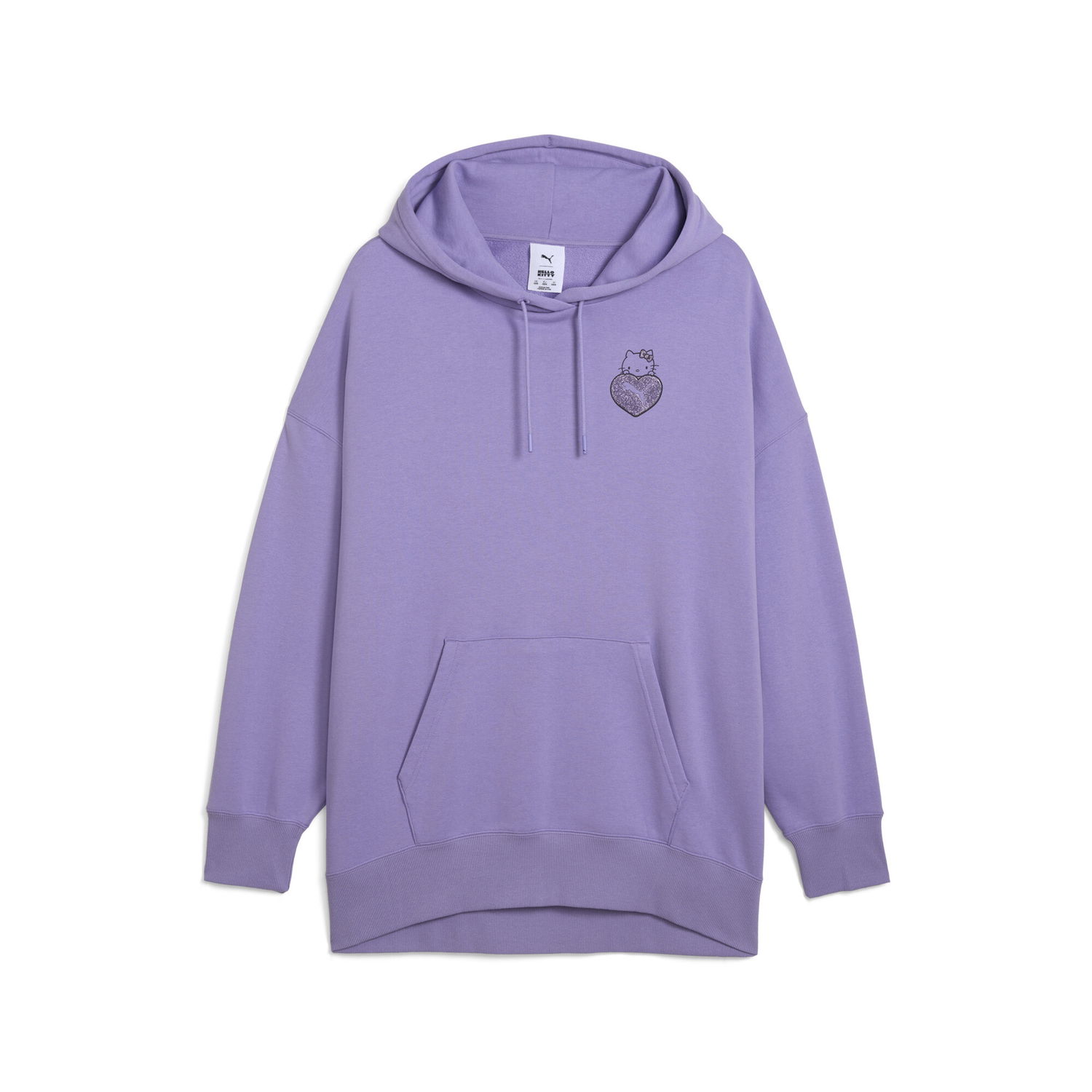 Mikina Puma PUMA x HELLO KITTY AND FRIENDS Oversized Hoodie Fialová | 631614_29, 0
