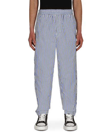 Nohavice Comme des Garçons Stripe Trousers Navy | FG-P008-SS21 1, 3