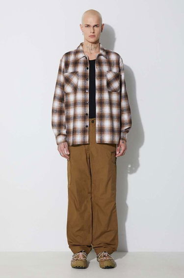 Košeľa TAIKAN Heavyweight Plaid Shirt Béžová | TW0003.BRN, 1