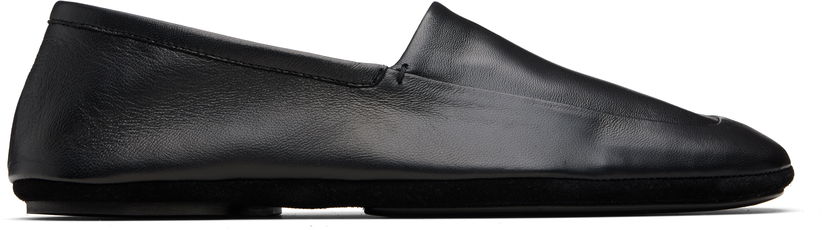 Tenisky a topánky LEMAIRE Leather Indoor Slipper Loafers Čierna | FO0231 LL0023