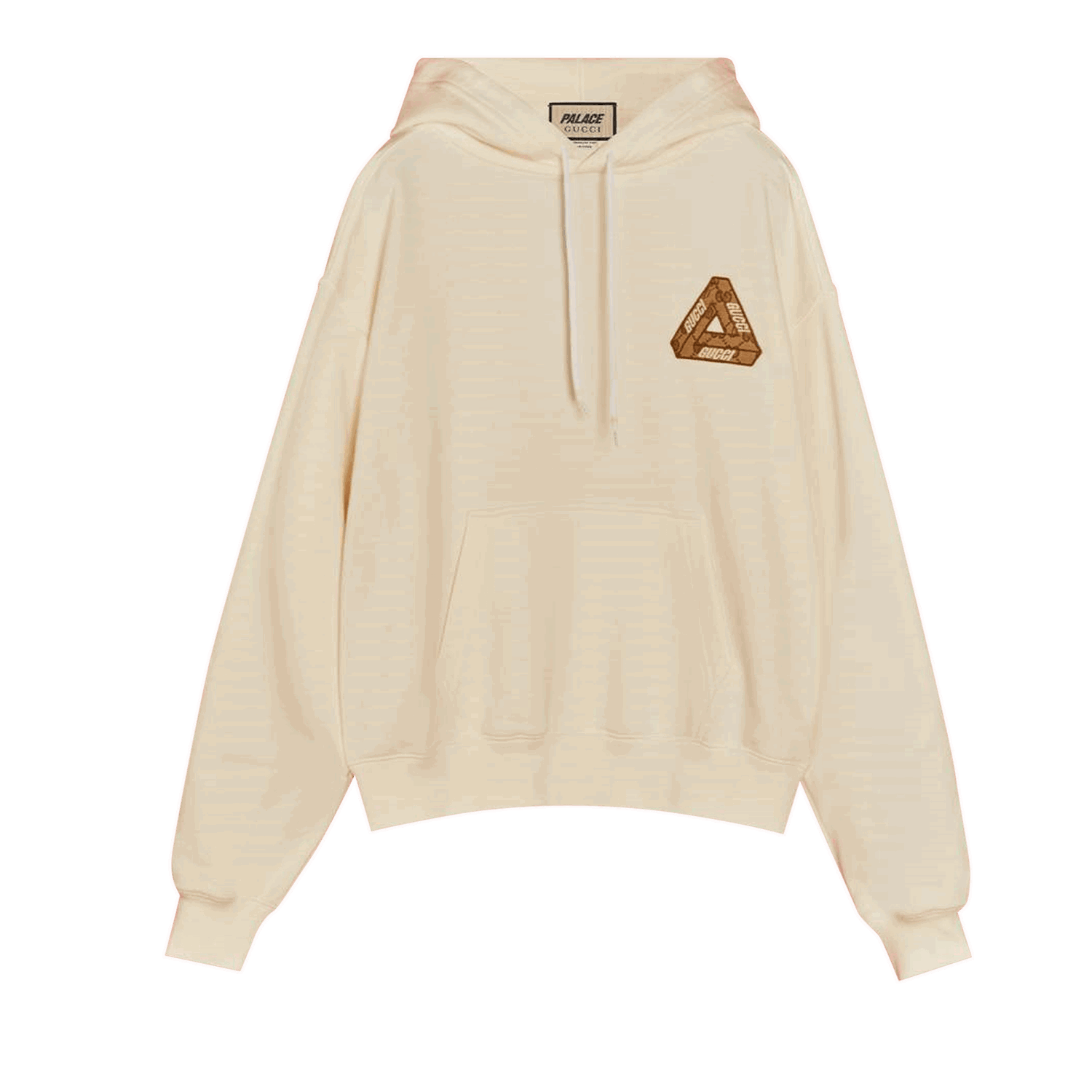 Mikina Gucci x Palace Hoodie With Triferg GG Patch Béžová | 720348 XJE1A 1043, 0