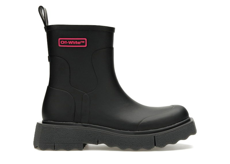 Tenisky a topánky Off-White Rubber Rain Boot Black Čierna | OMID016F22MAT0011035, 0