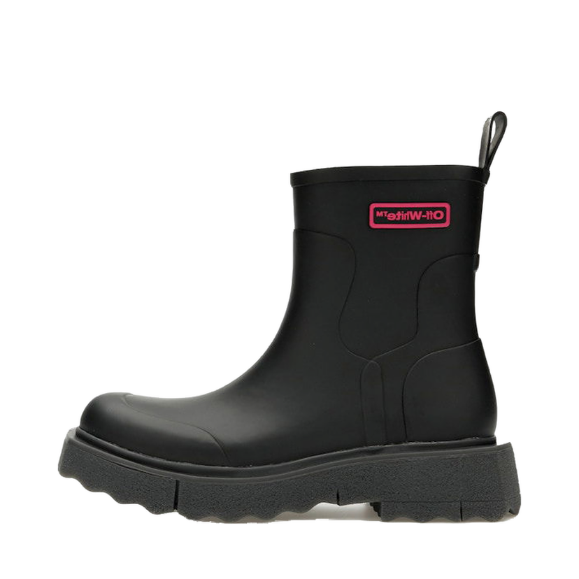 Tenisky a topánky Off-White Rubber Rain Boot Black Čierna | OMID016F22MAT0011035