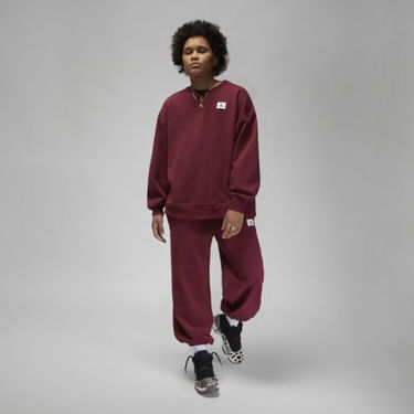 Mikina Jordan Fleece Crew Sweatshirt Vínová | DQ4599-645, 2