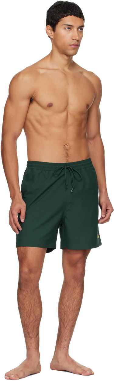 Plavky Carhartt WIP Chase Swim Shorts Zelené | I035062, 3