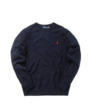 Sveter Polo by Ralph Lauren Crewneck Knit Navy | 710810846001, 3