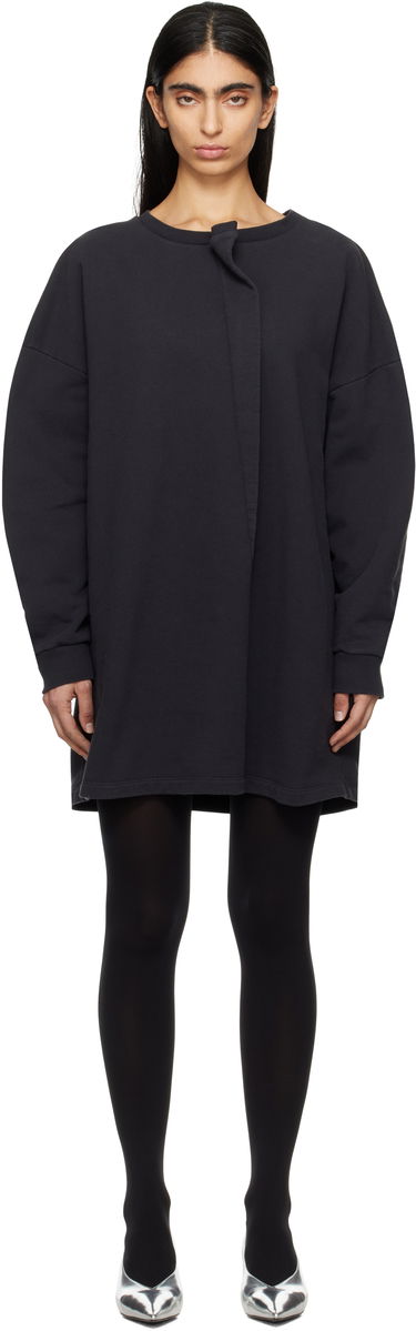 Šaty Maison Margiela MM6 Maison Margiela Sweat Jersey Darting Minidress Čierna | S52DA0050 M25014, 0