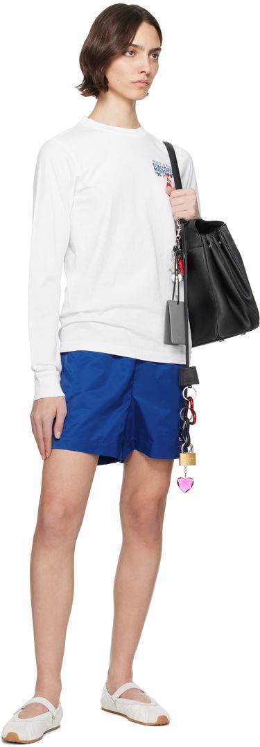 Šortky Sporty & Rich Sporty & Rich Bold Health Nylon Shorts Modrá | SH032622324BL67, 3