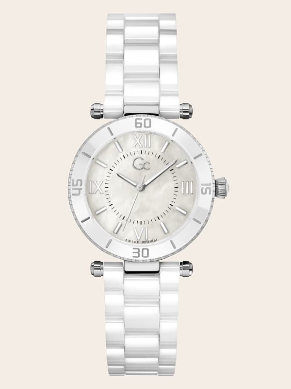 Hodinky GUESS Marciano Gc Ceramic Analogue Watch Šedá | Z05008FLSWC, 0
