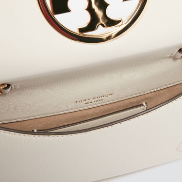 Taška cez rameno Tory Burch Full-Grain Leather Clutch Bag Béžová | 152250-104, 2