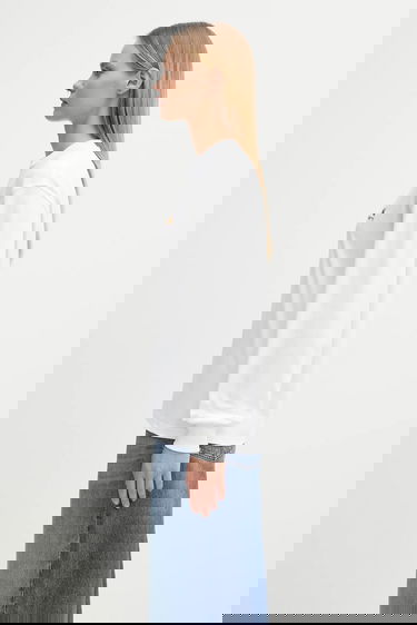 Tričko Carhartt WIP American Script Long-Sleeve T-Shirt Biela | I035466.02XX, 1