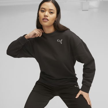 Mikina Puma BETTER ESSENTIALS Crew Neck Sweatshirt Čierna | 676803_01, 0