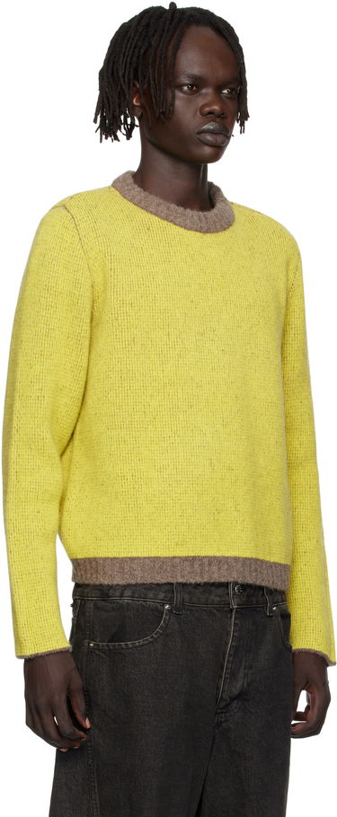Sveter Eckhaus Latta Eckhaus Latta Yak Crewneck Sweater Žltá | 8258-EL-PF25-F, 1