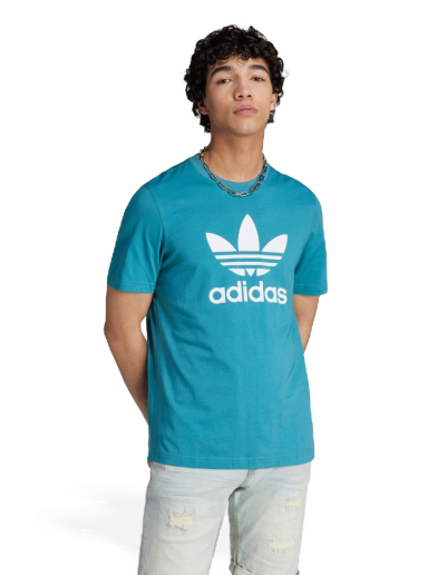 Tričko adidas Originals Adicolor Classics Trefoil Tee Tyrkysová | IM4507