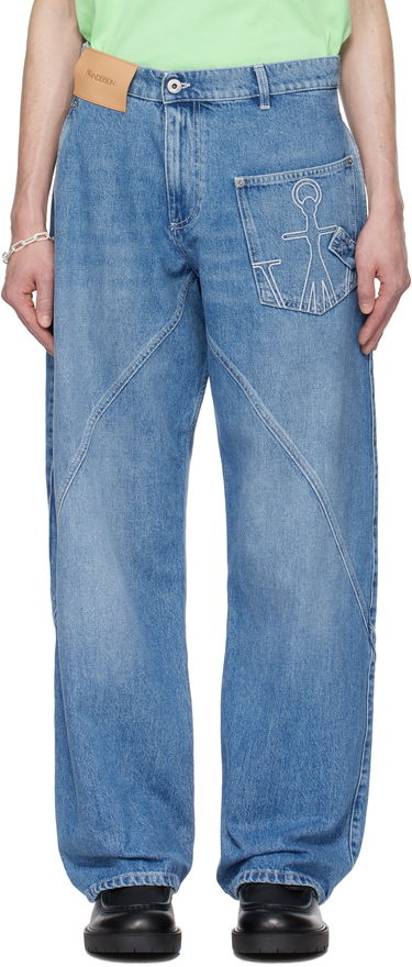 Džínsy JW Anderson JW Anderson Twisted Workwear Jeans Modrá | DT0110-PG1735, 0