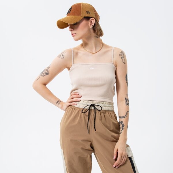 Crop Top Nike Sportswear Essential Crop Top Béžová | DM6737-126, 0
