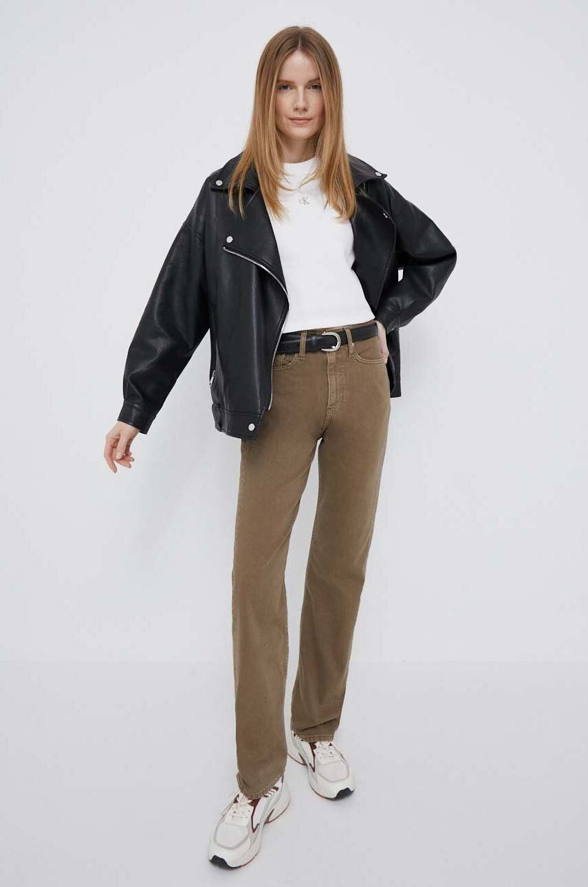 Džínsy CALVIN KLEIN Jeans Hnedá | J20J220609.PPYX, 0