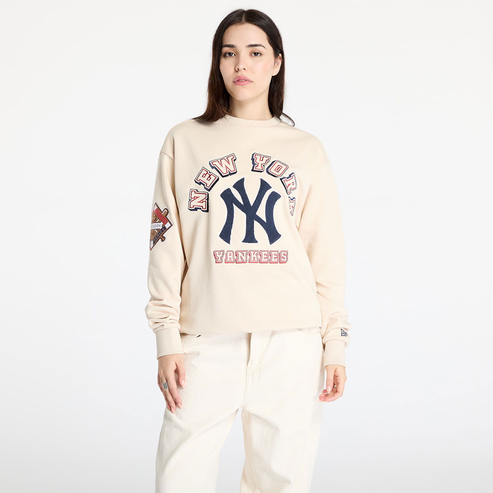 World Series Oversized Crew NY Yankees Sweatshirt