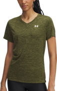 Heathered V-Neck Short-Sleeve T-Shirt Tech SSV- Twist